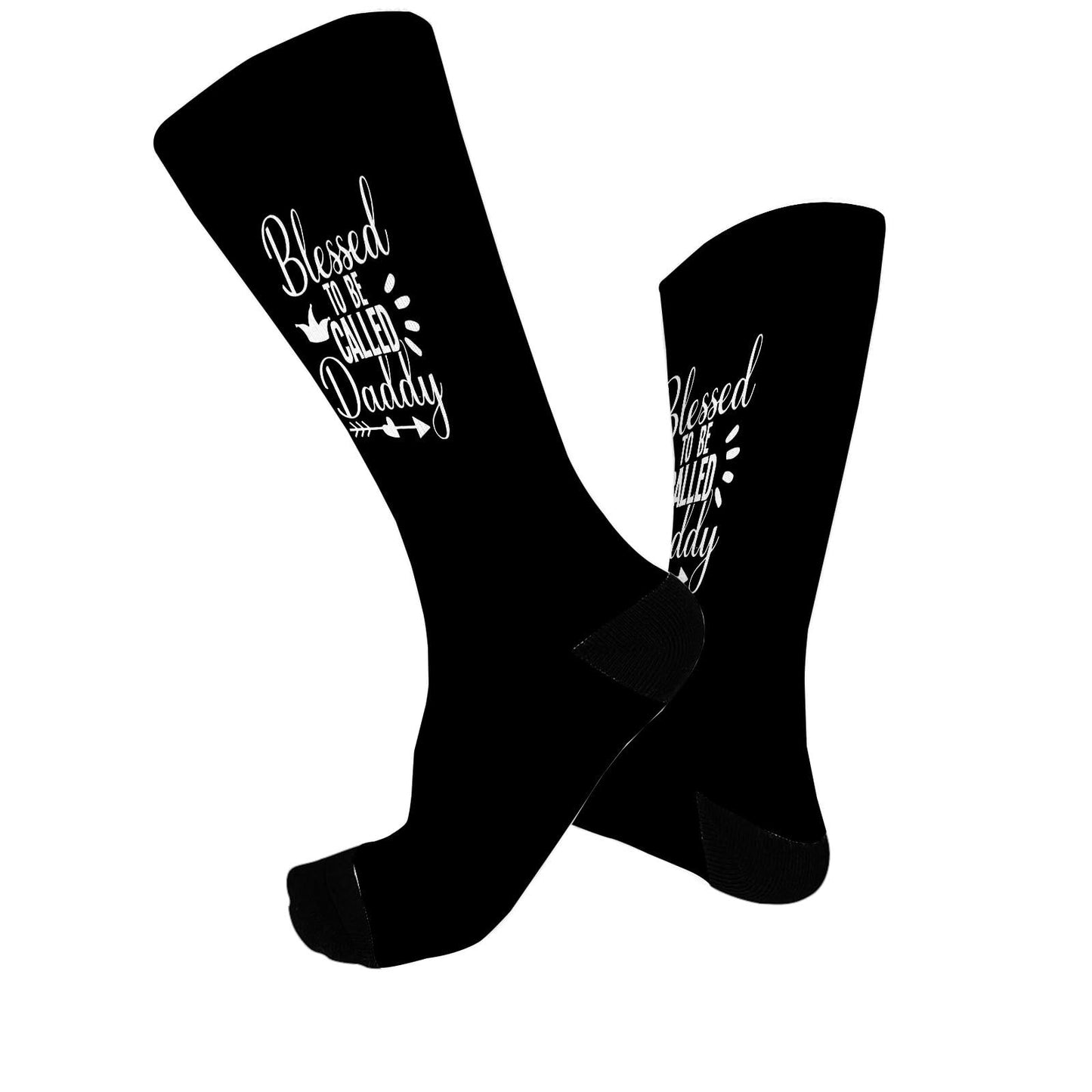 Blessed To Be Called Daddy Mens Boot Socks