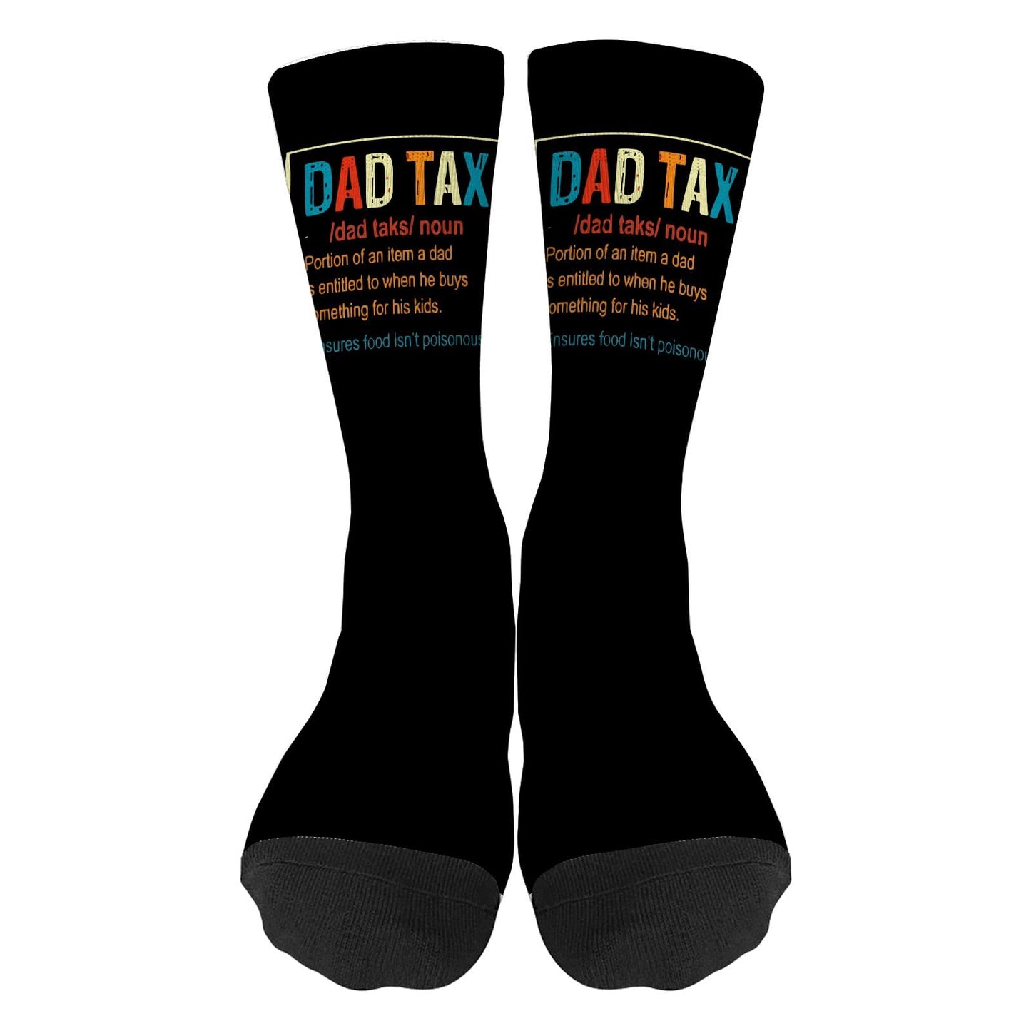 Dad Tax Definition Mens Socks Crew