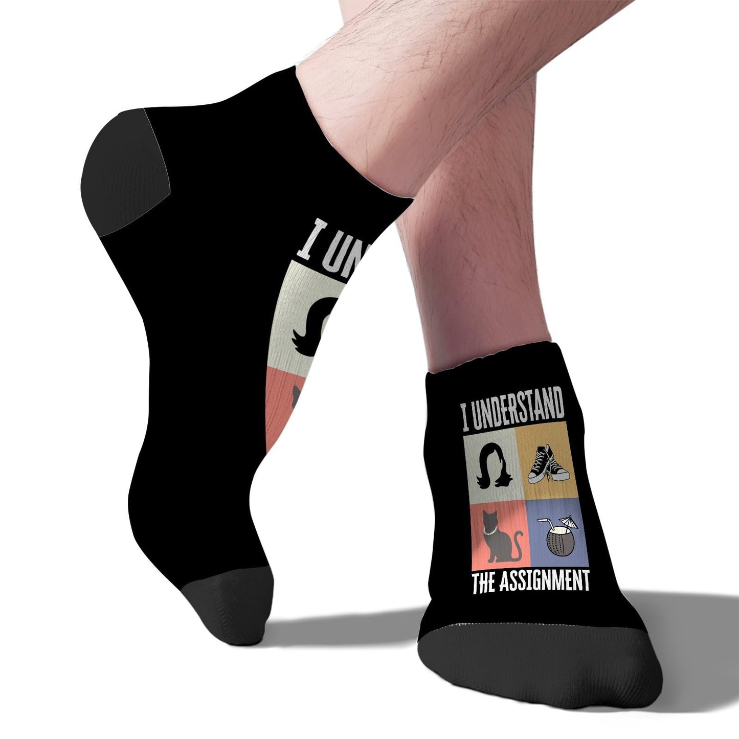 I Understand The Assignment Ankle Socks For Men Cotton Socks Womens