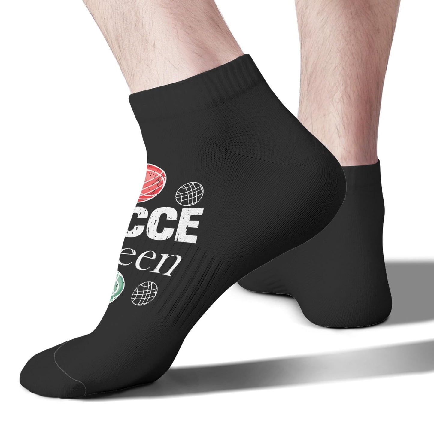 Bocce Queen Men's Crew Athletic Socks