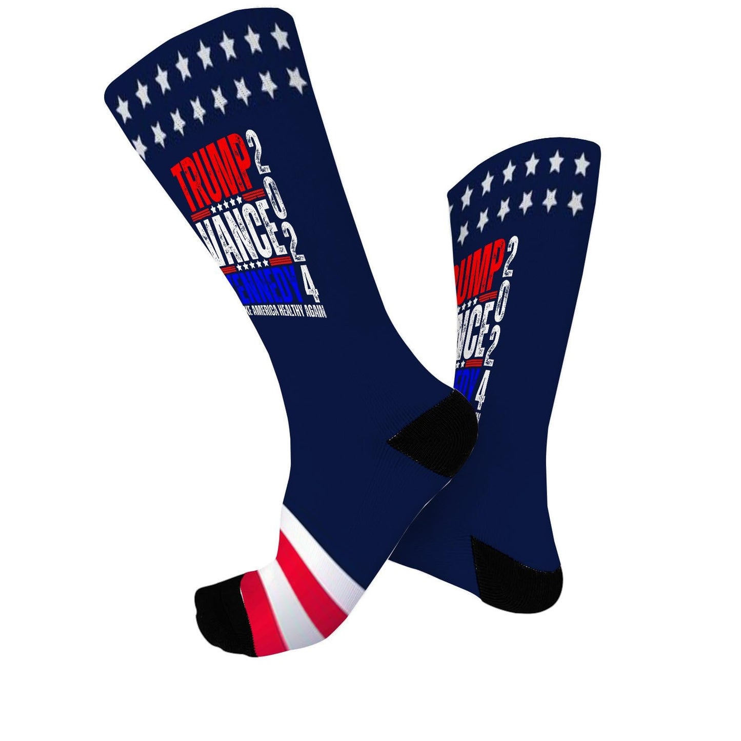 Colorful Fancy Crazy Design Half Calf Socks - Novelty Gifts for Women