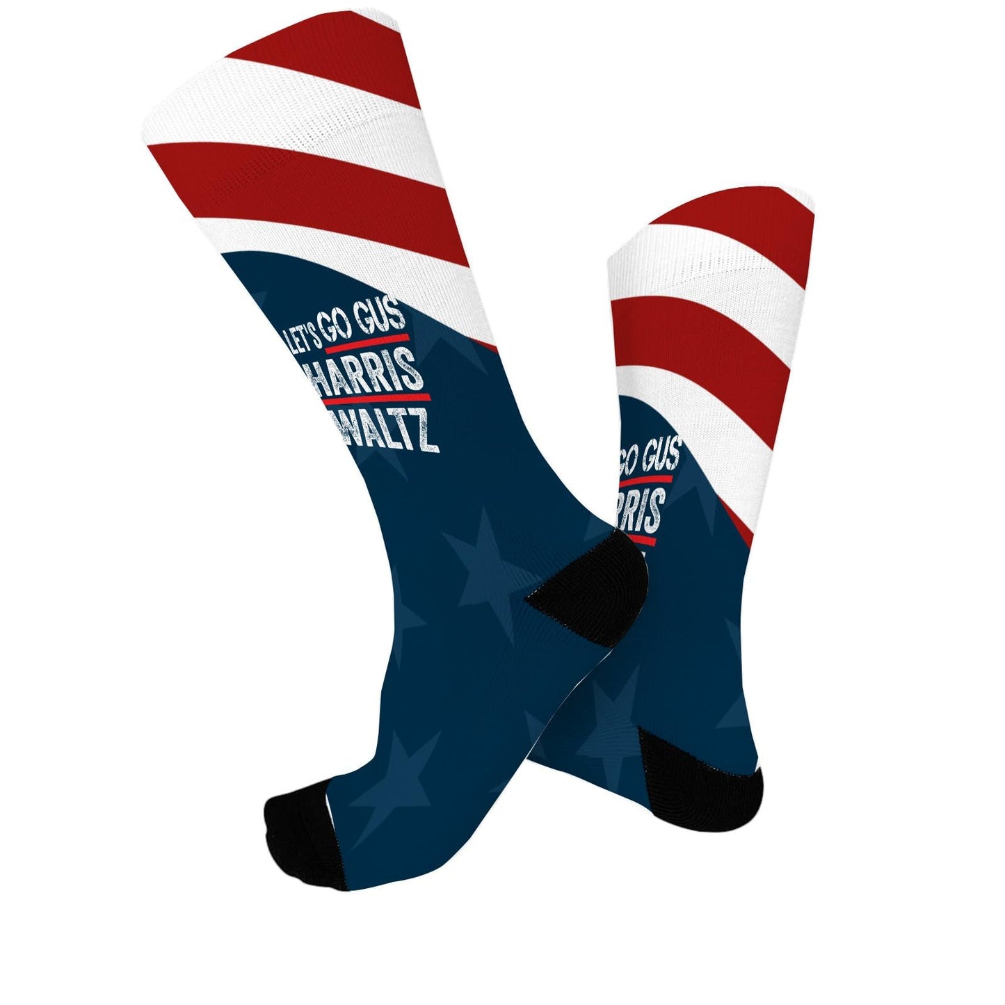 2024 President Waltz Socks - Colorful Fancy Design Unisex Novelty Gift