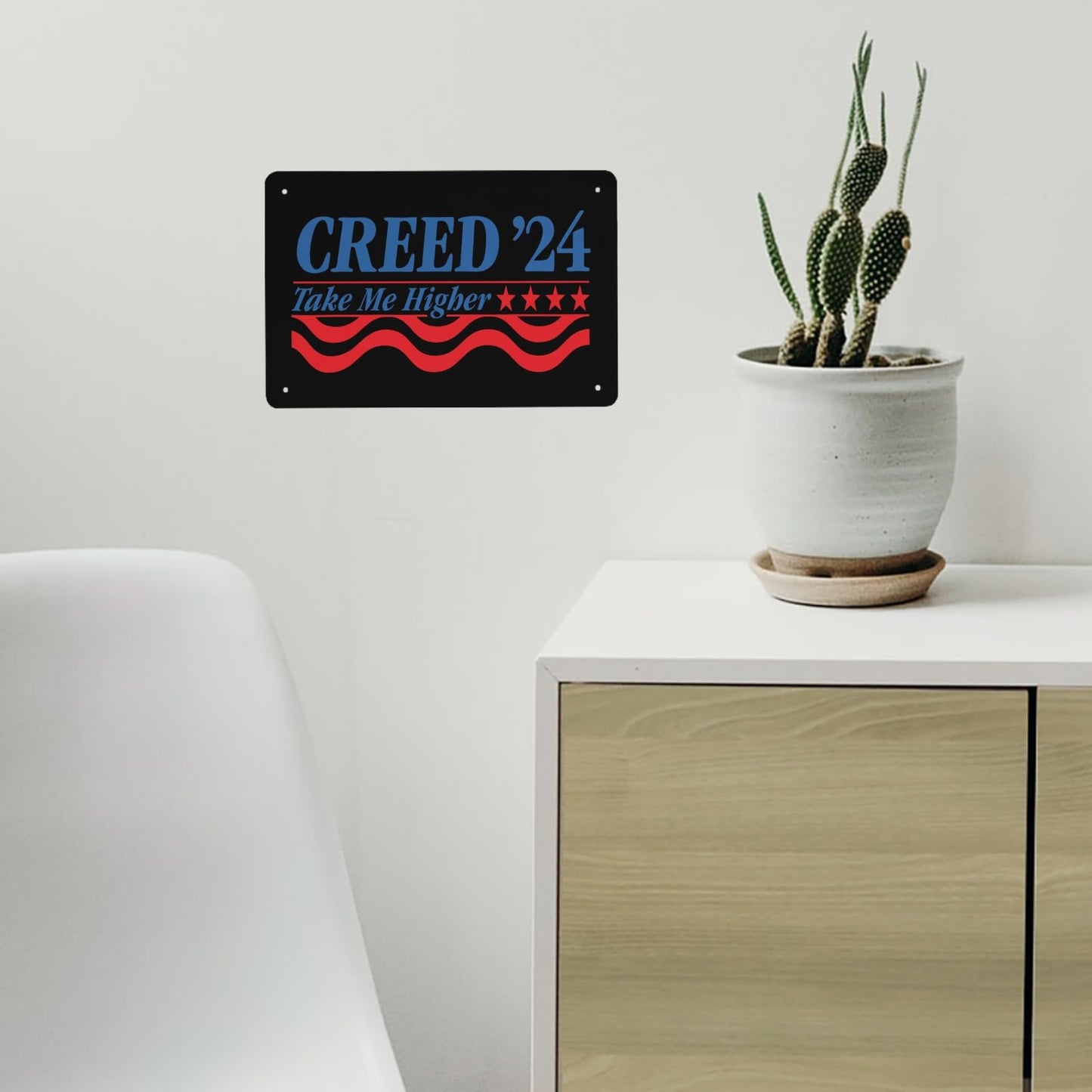 Creed 24' Take Me Higher Apparel Sign Bathroom Decor For Yard 40 * 30cm