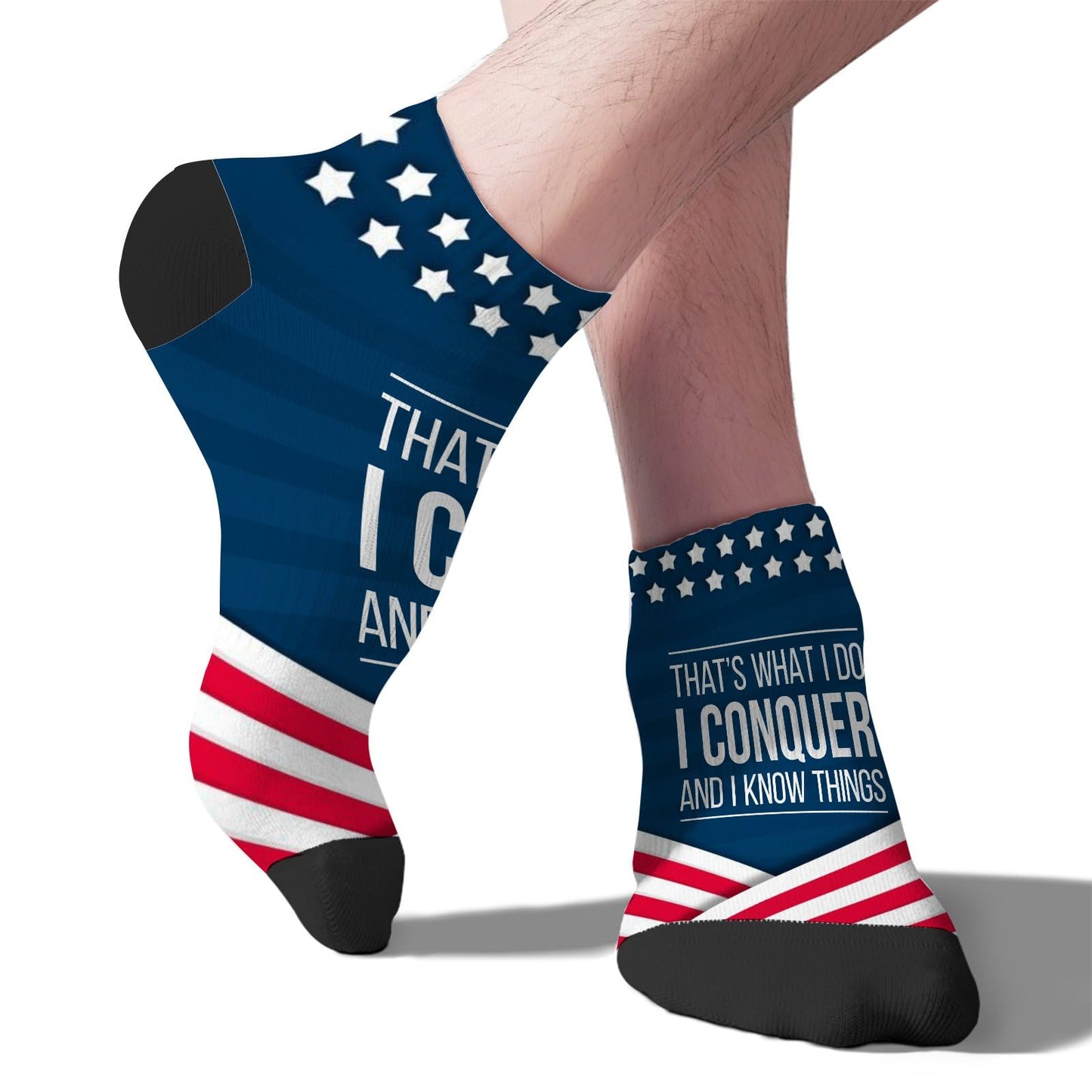 That's What I Do I Cook And I Know Things No Show Socks Womens No Show Socks Men's