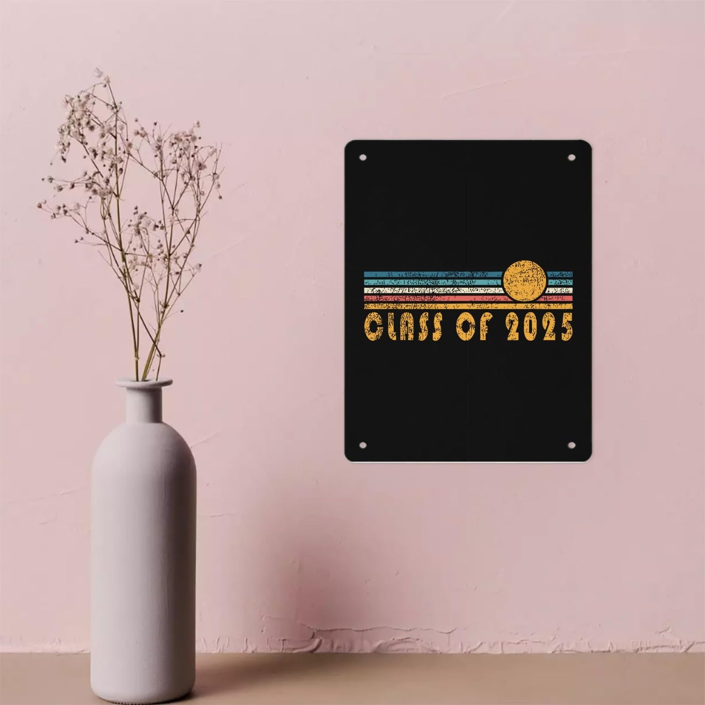 Class Of 2025 Rustic Farmhouse Bar Sign - 30x40cm