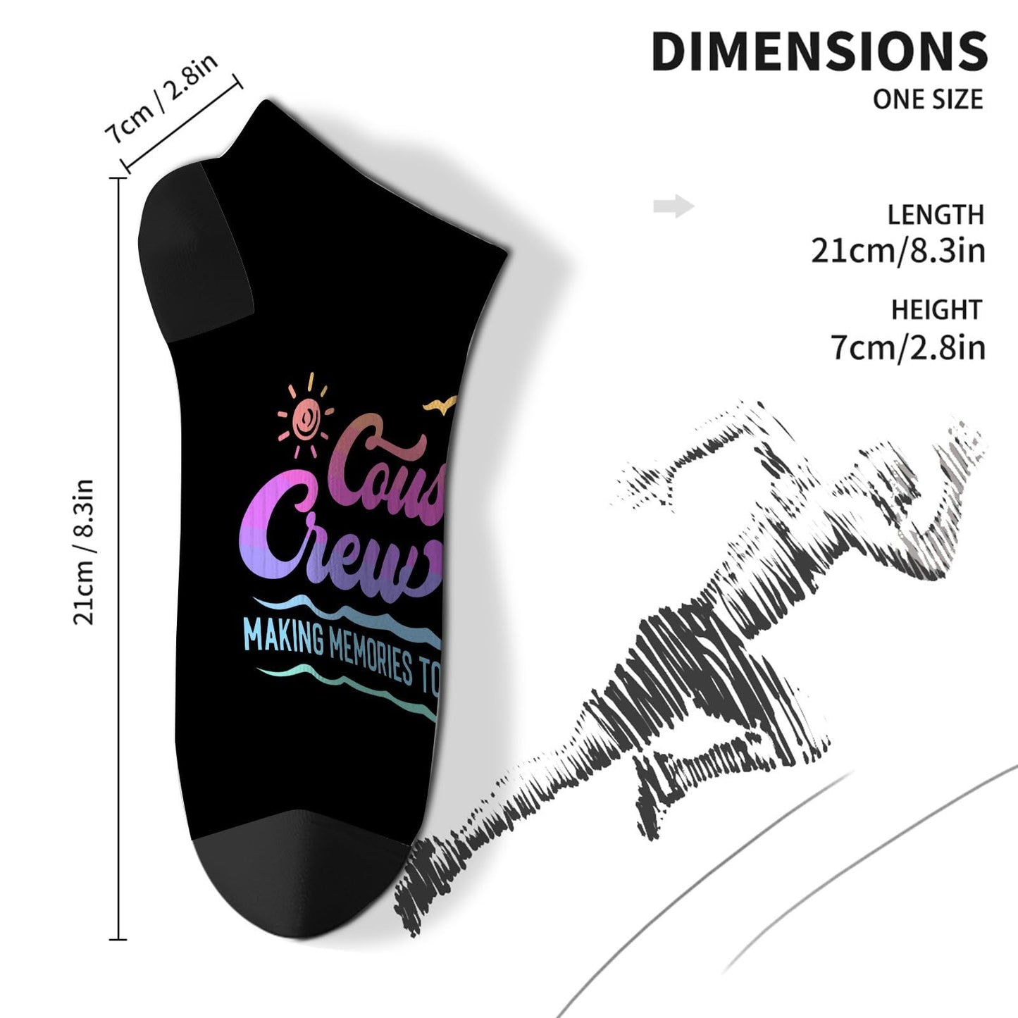 2024 Summer Vacation Beach Crew Socks for Men and Women