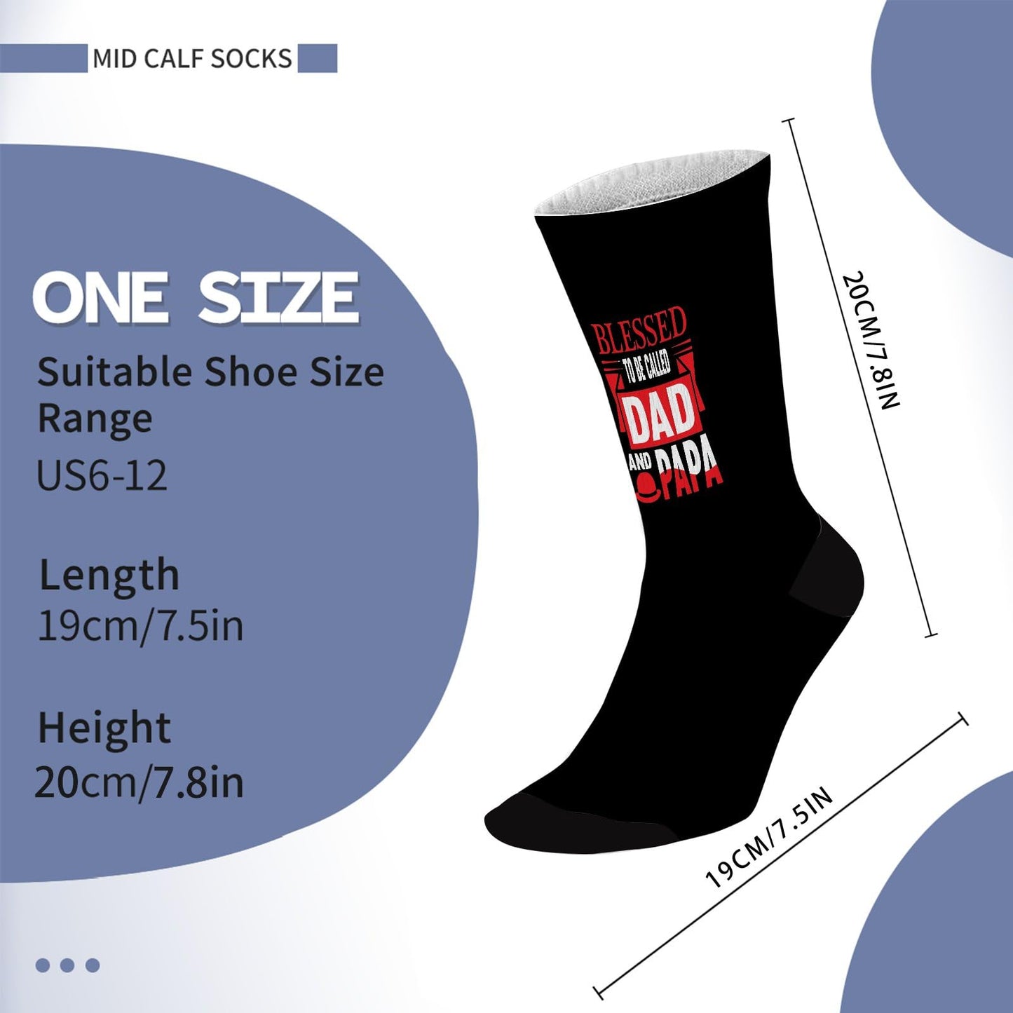 Blessed To Be Called Daddy Thigh High Socks