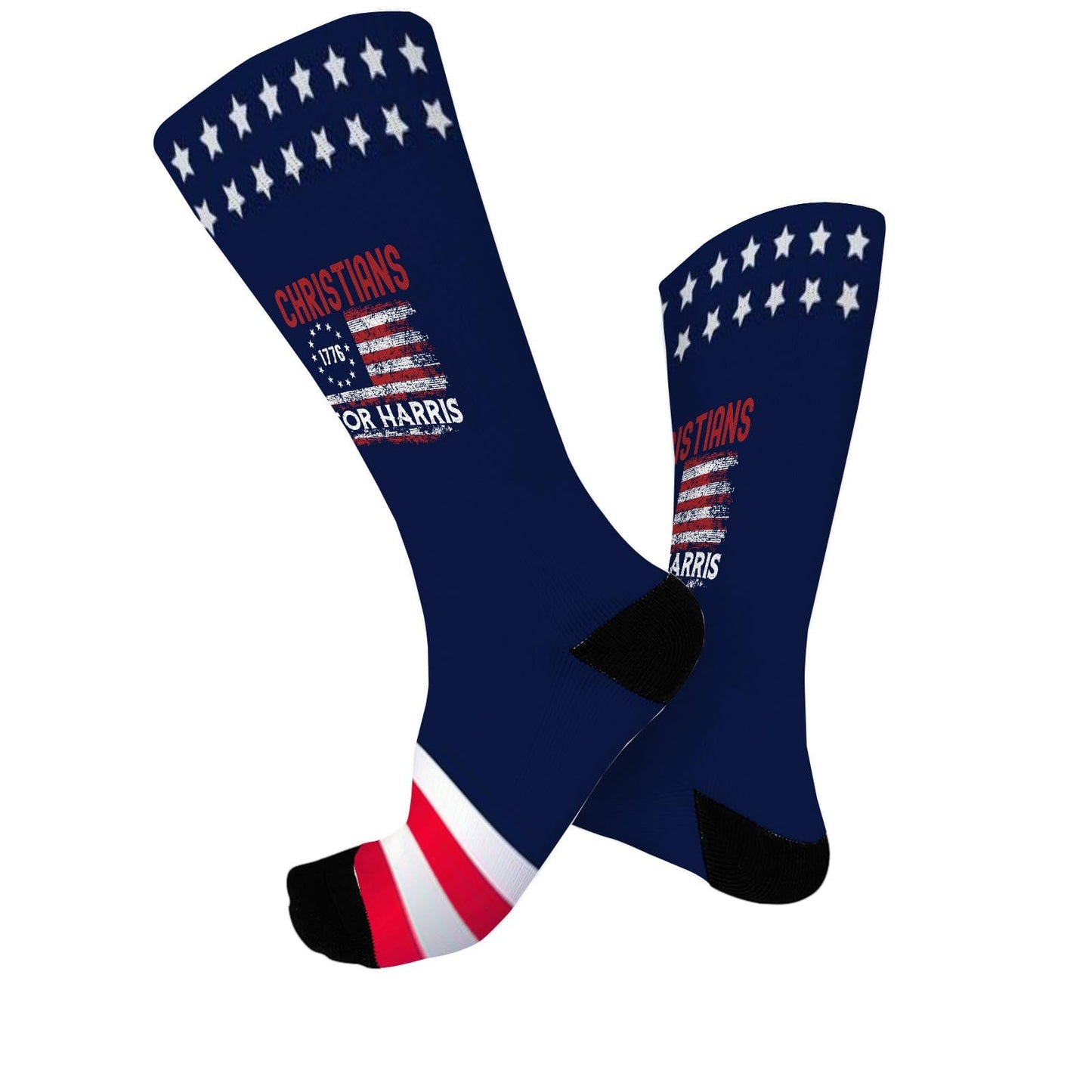 Colorful Crazy Design Half Calf Socks - Novelty Gifts for Dad