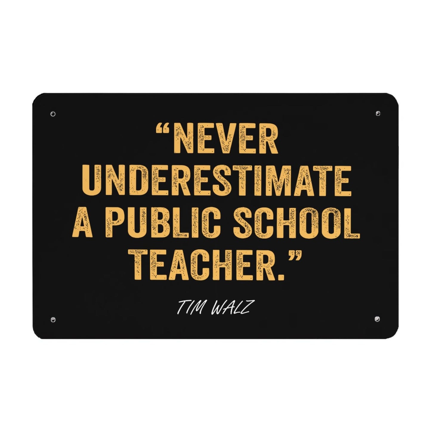 Teacher Quote Tin Sign Funny Home Decor - 40 * 30cm