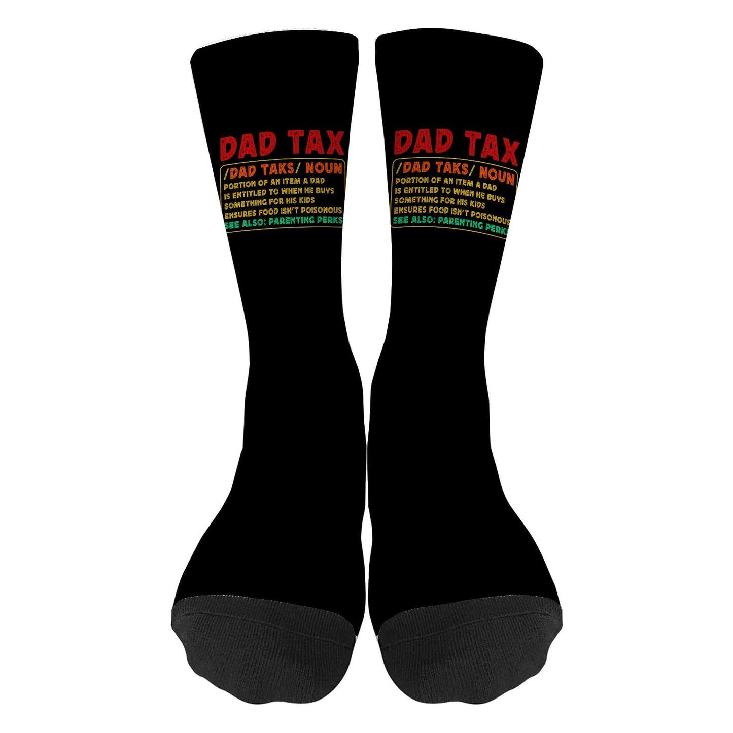 Dad Tax Definition Mens Athletic Socks