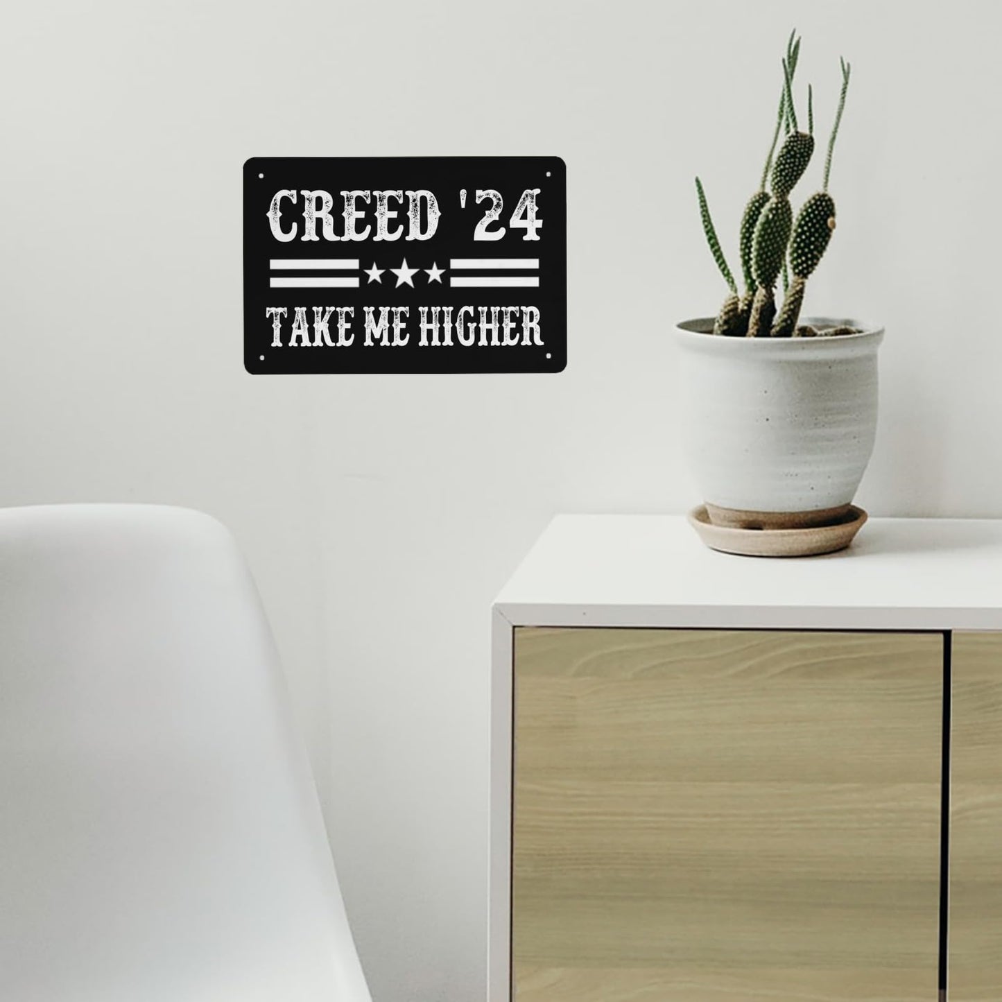 Creed '24 Take Me Higher Bar Signs Man Cave Decor For Library 40 * 30cm