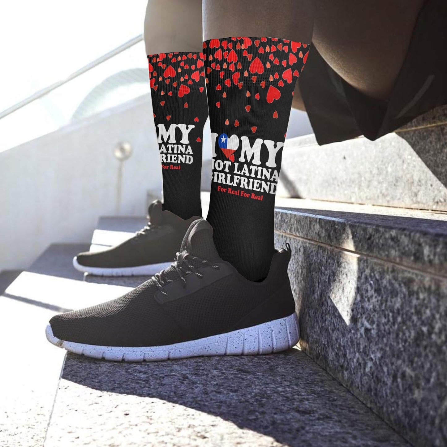 My Hot Latina Girlfriend Men's Cotton Socks