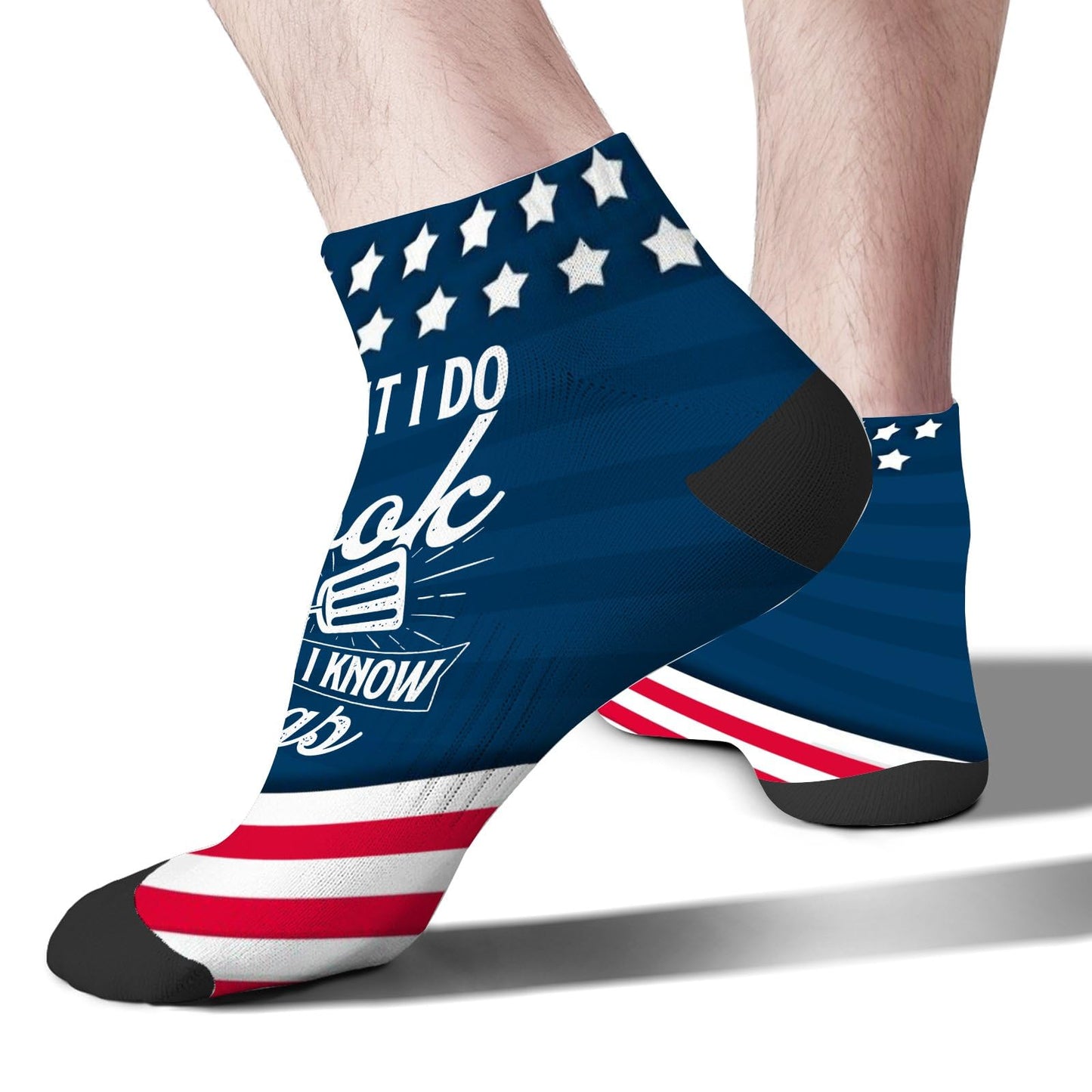 That's What I Do I Cook And I Know Things No Show Socks Womens No Show Socks Men's