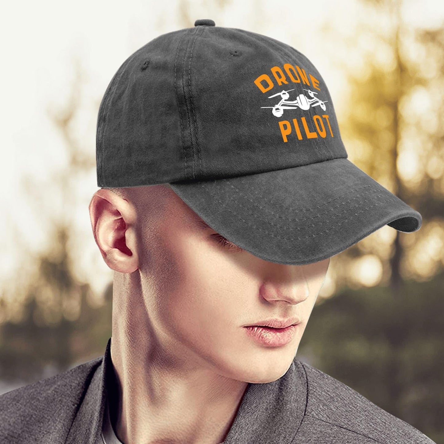 Women's Pilot Baseball Cap Pigment Black for Her