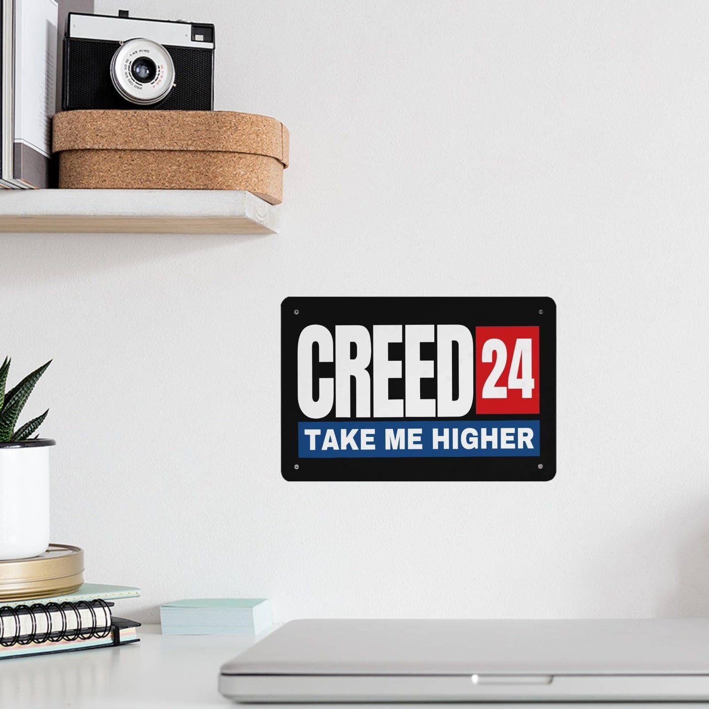 24 Take Me Higher Metal Man Cave Sign - Farm Decor