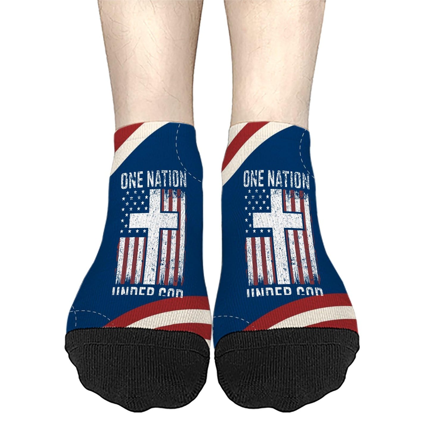 One Nation Under God Mens Socks Crew Casual Sock For Women