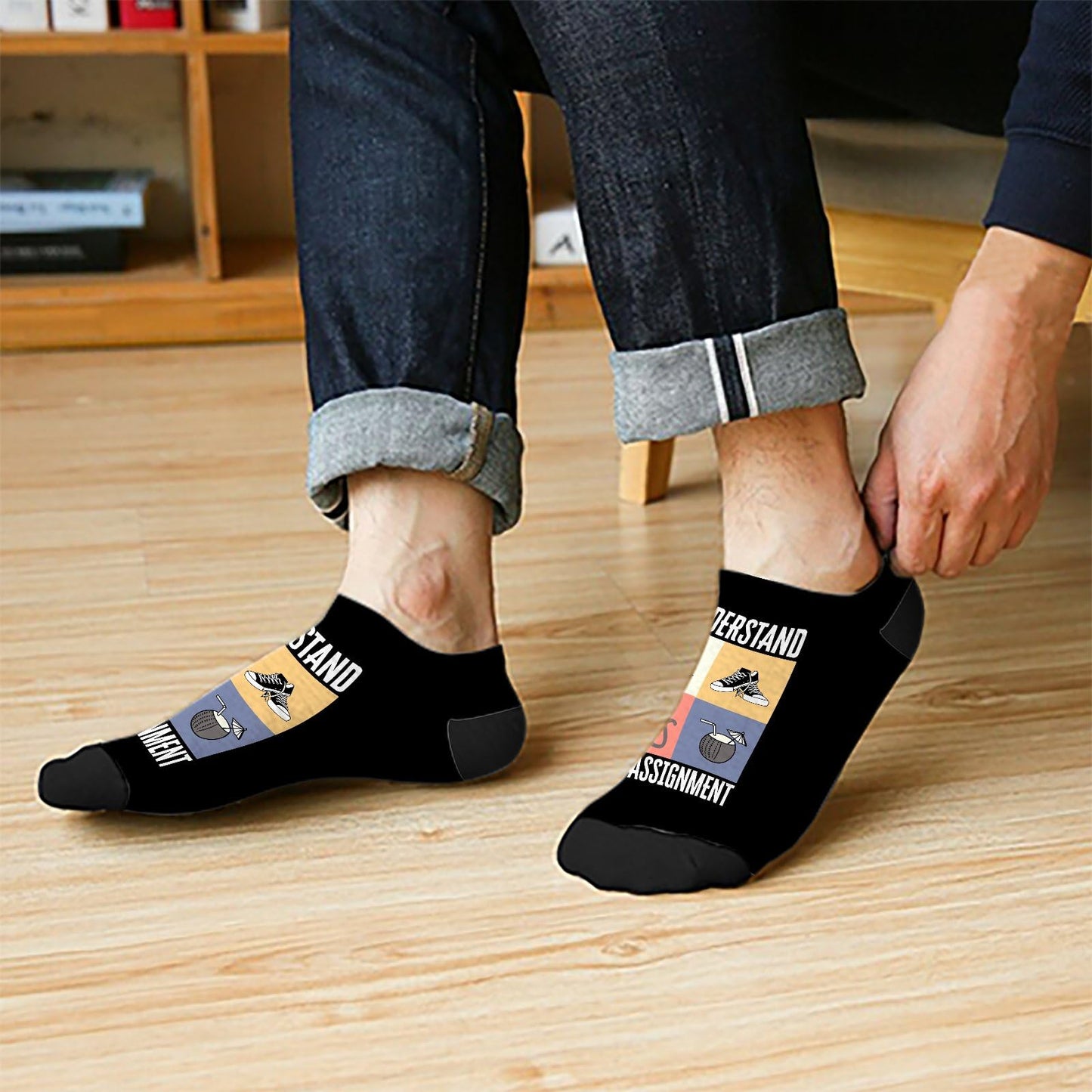 I Understand The Assignment Ankle Socks For Men Cotton Socks Womens