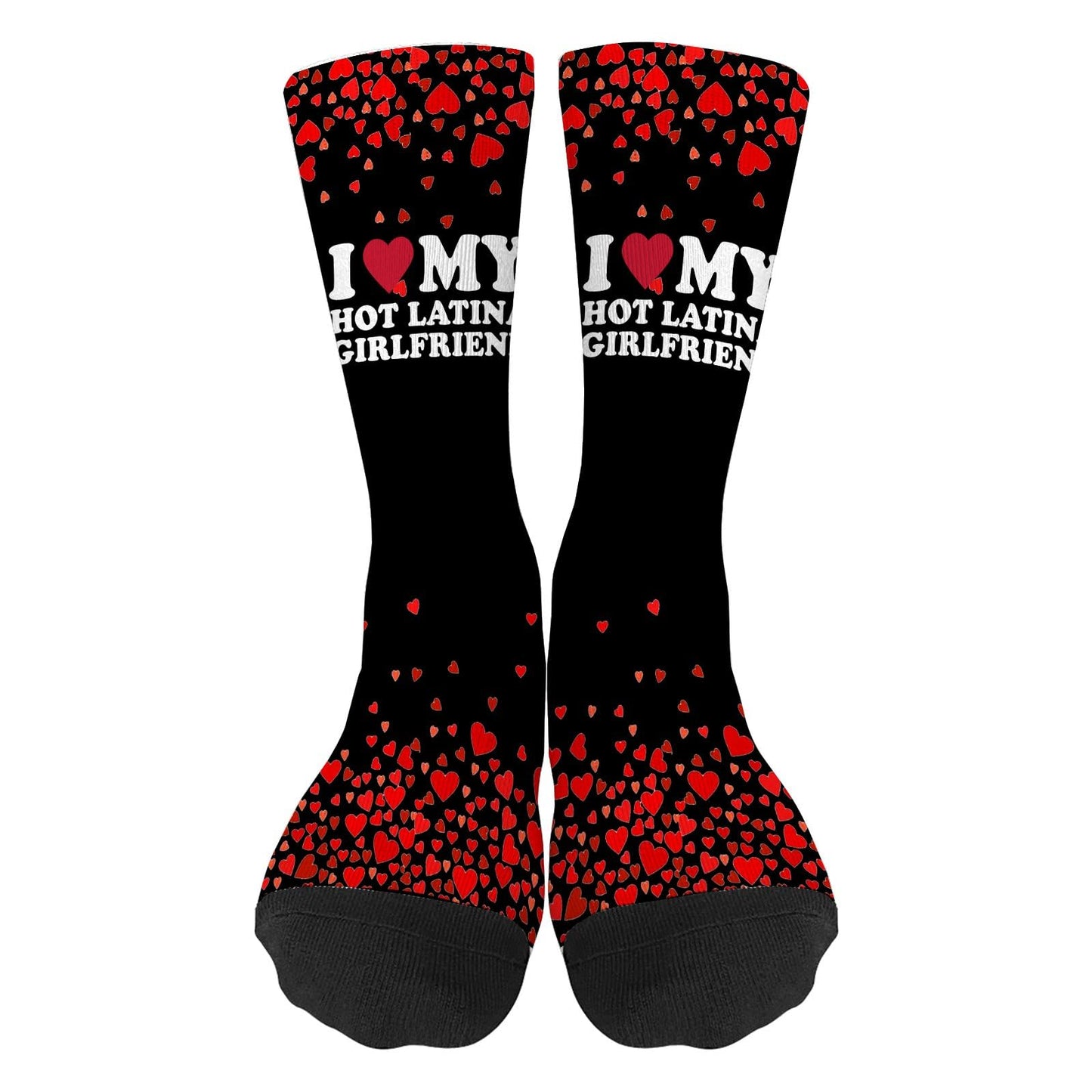 I Love My Hot Latina Girlfriend Tube Socks Men