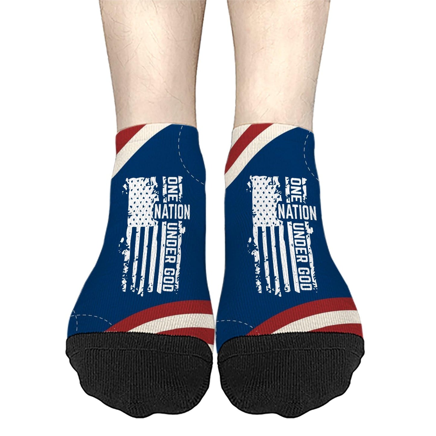 One Nation Under God Mens Socks Crew Casual Sock For Women