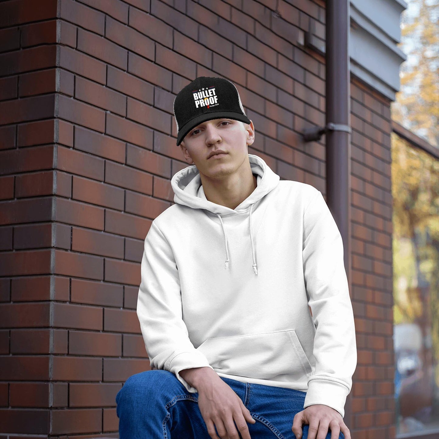 Trump Bulletproof Trucker Hat - AllBlack