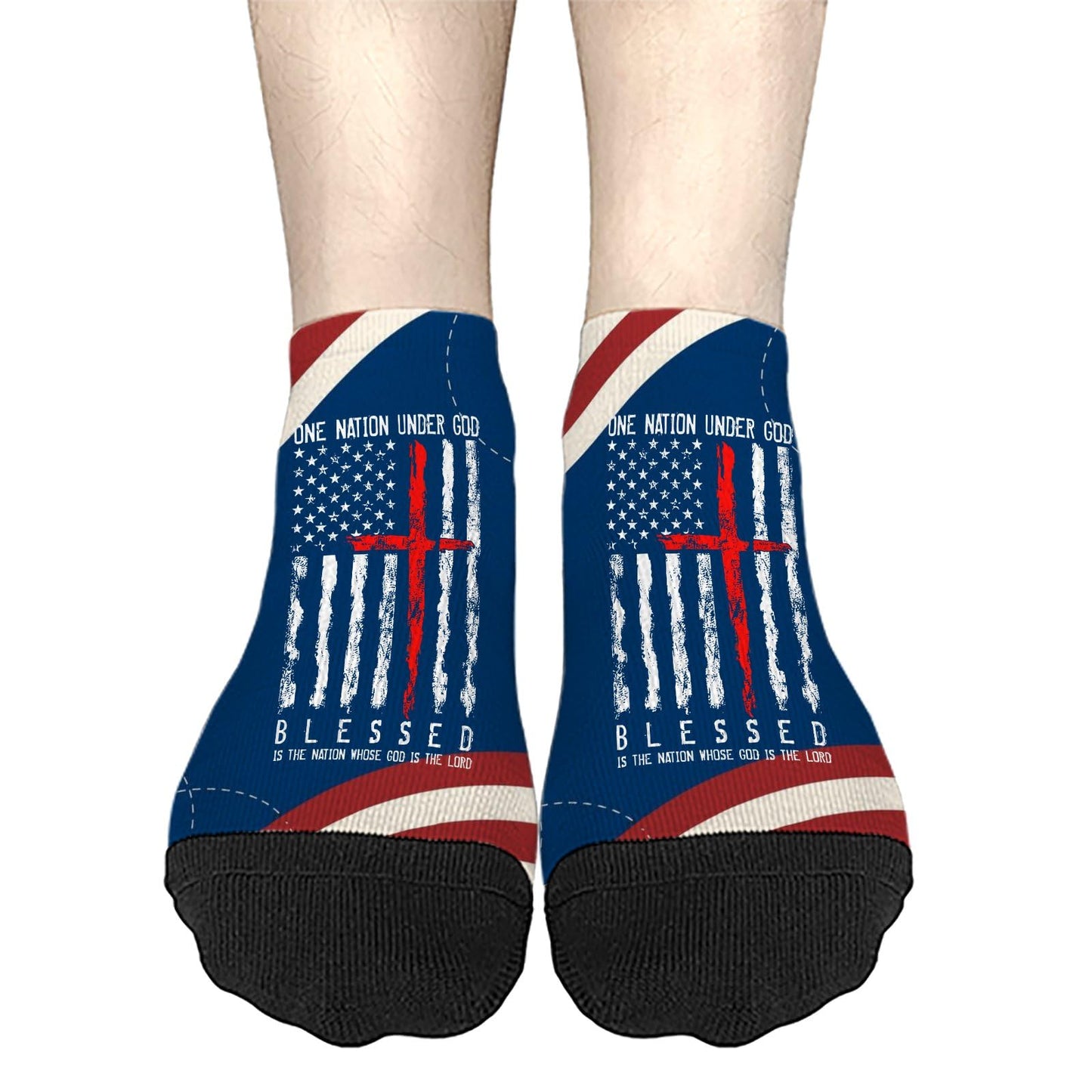 One Nation Under God Womens Socks Ankle Casual For Men's Socks