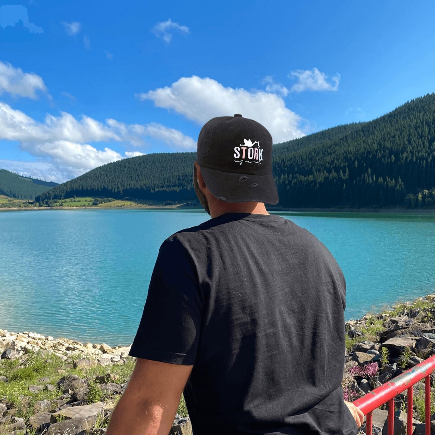 AllBlack Sun Hat for Women and Men - Outdoor Trucker Hat