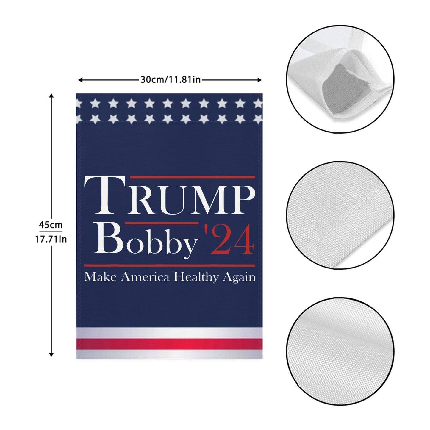 Double Sided Inspirational Outdoor Flag - Make America Healthy Again