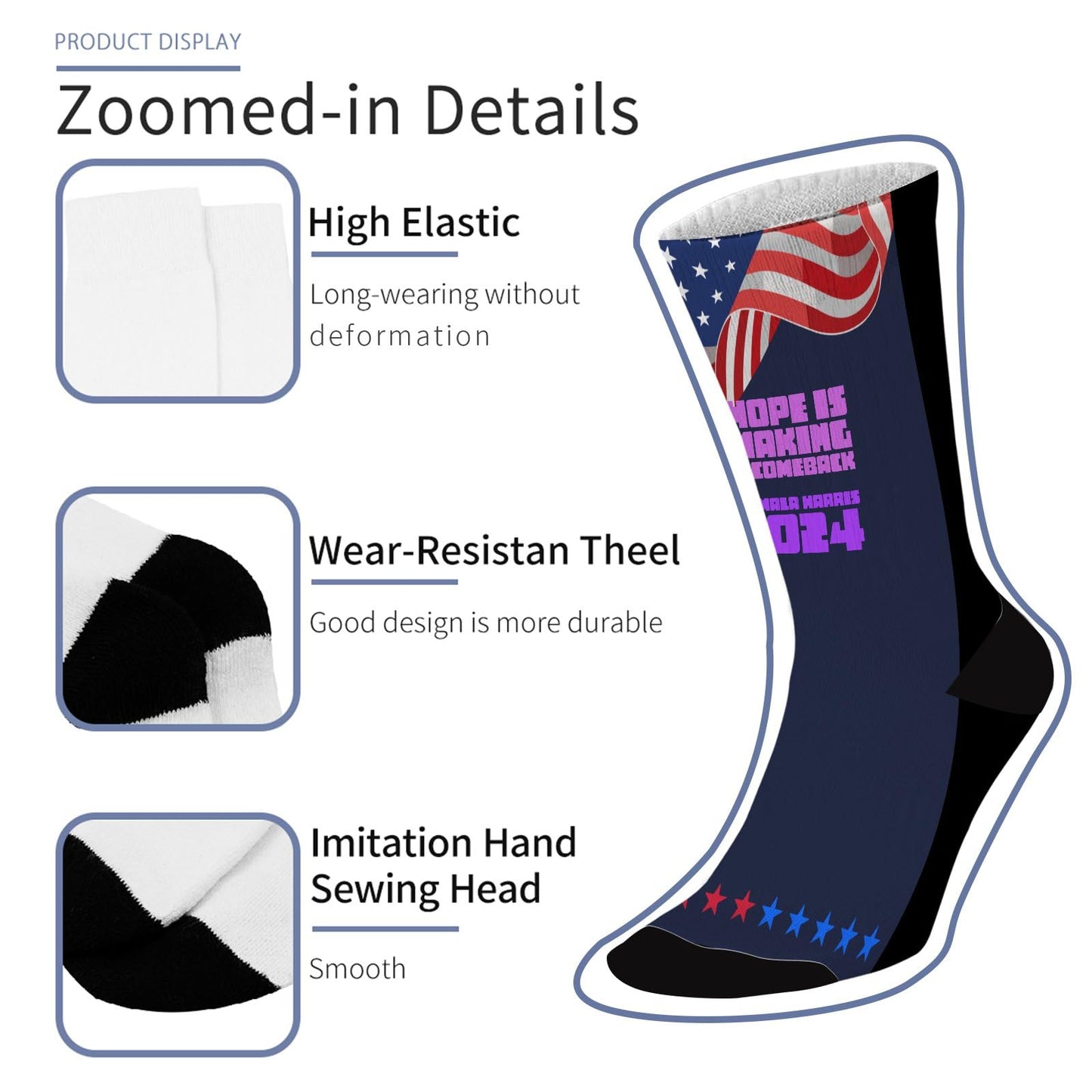 2024 Hope Is Making A Comeback Women Crew Socks