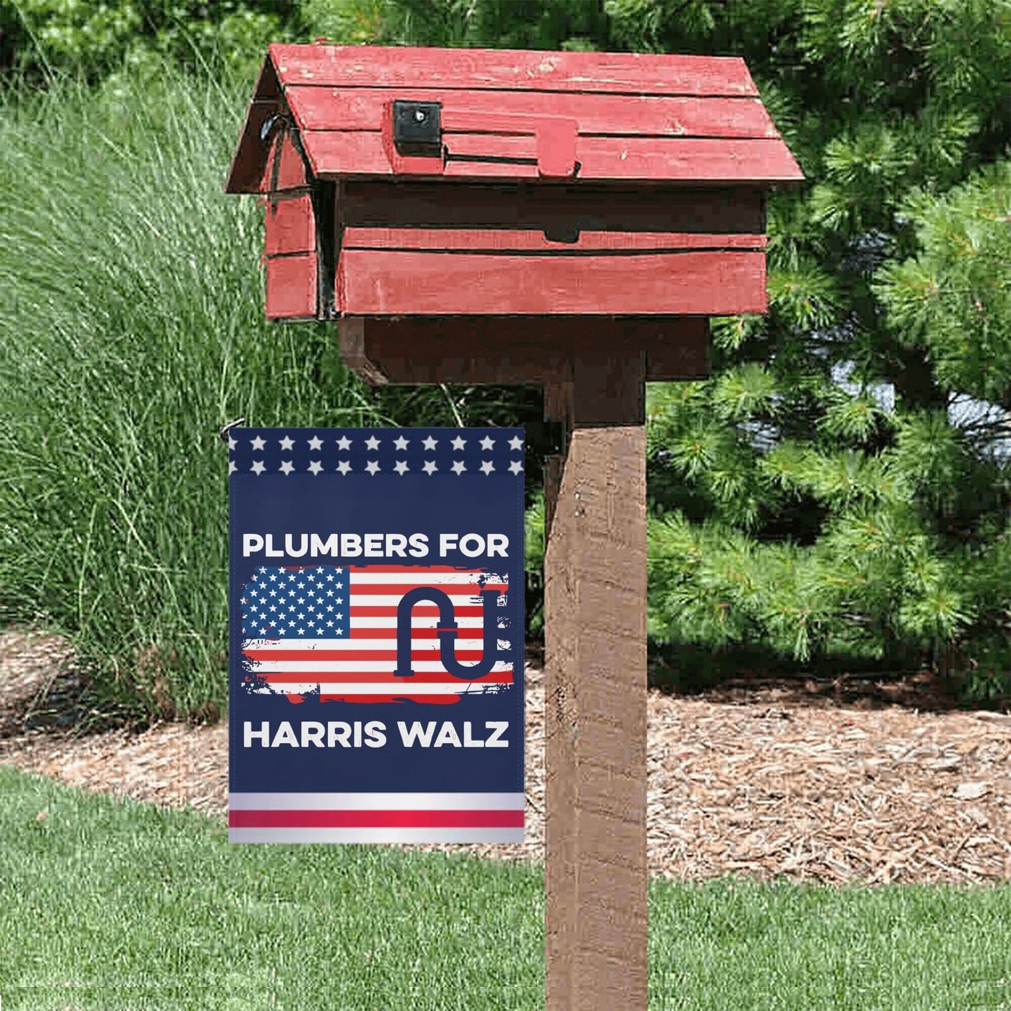 Inspirational Double-Sided Yard Flags for Small Garden