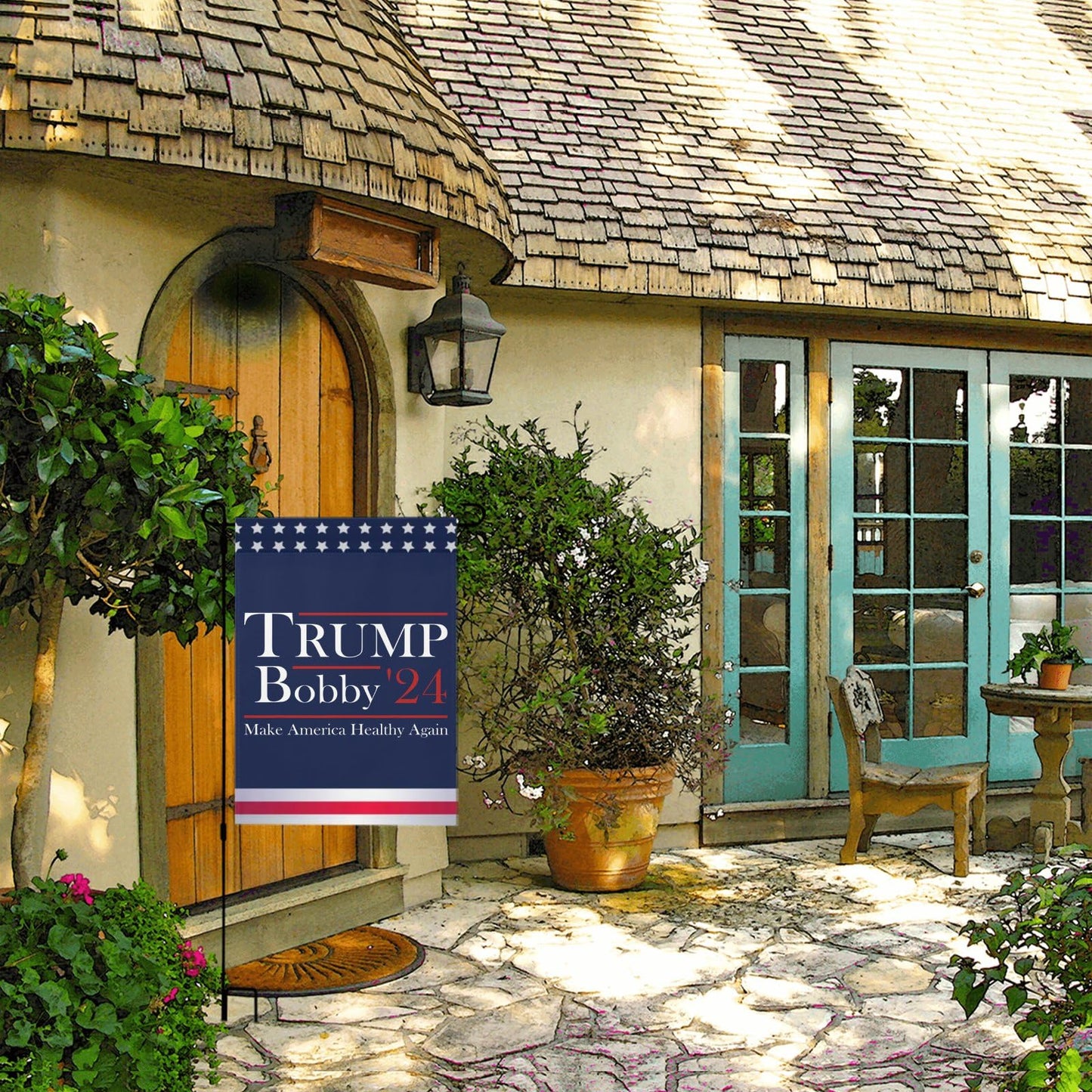 Double Sided Inspirational Outdoor Flag - Make America Healthy Again