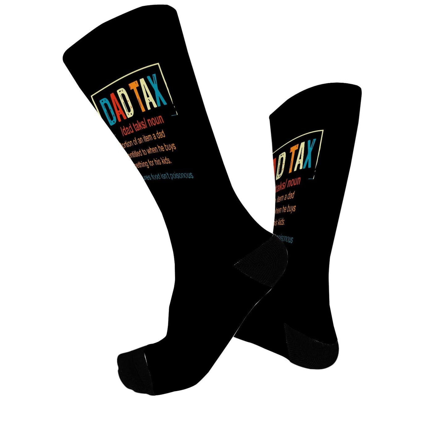 Dad Tax Definition Mens Socks Crew