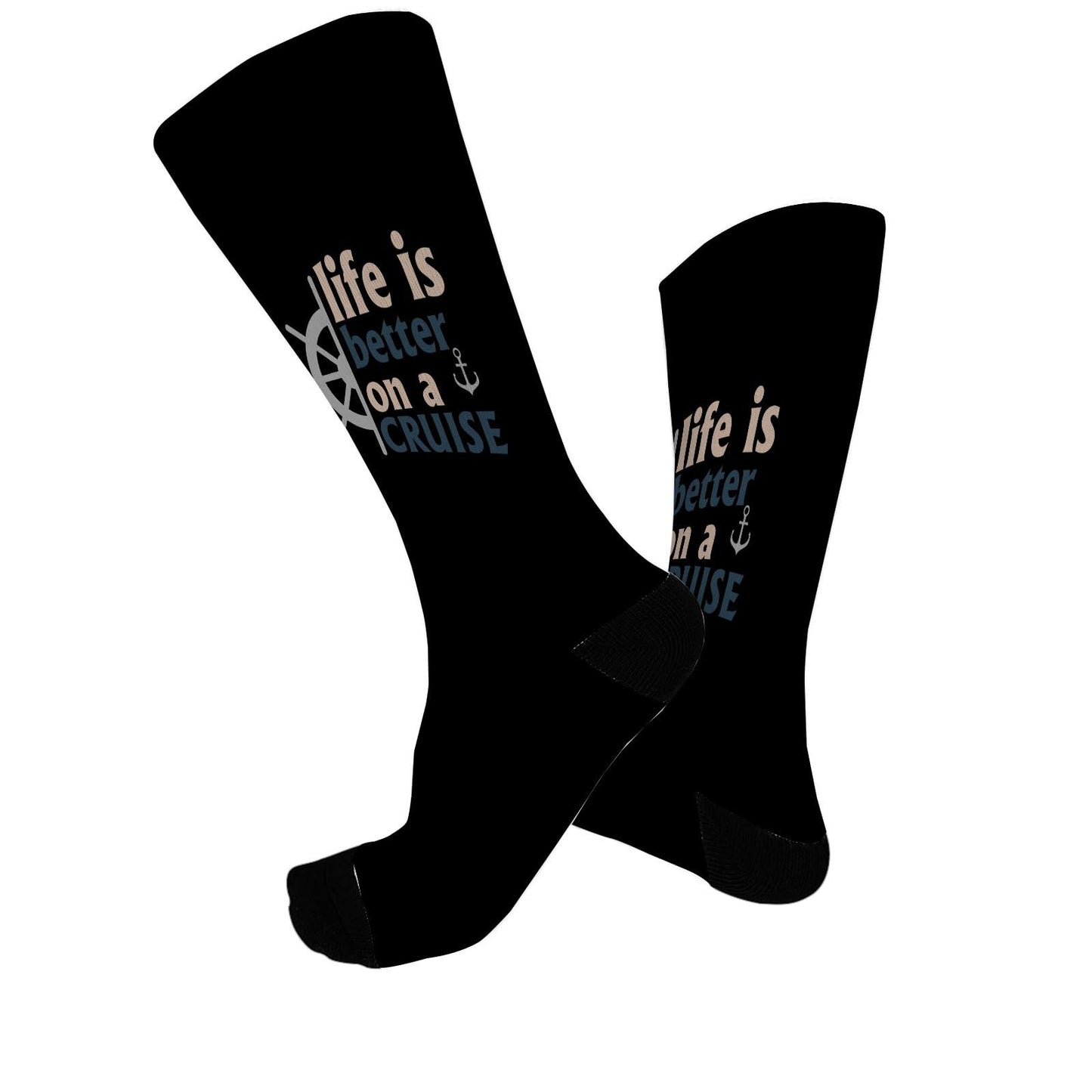 Life On A Cruise Men's Crew Socks