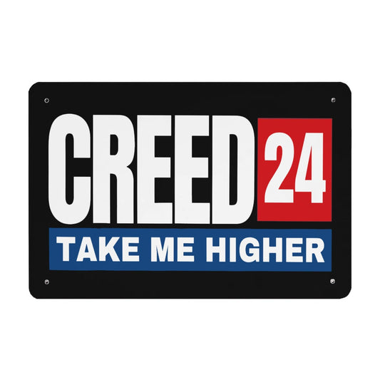 24 Take Me Higher Metal Man Cave Sign - Farm Decor