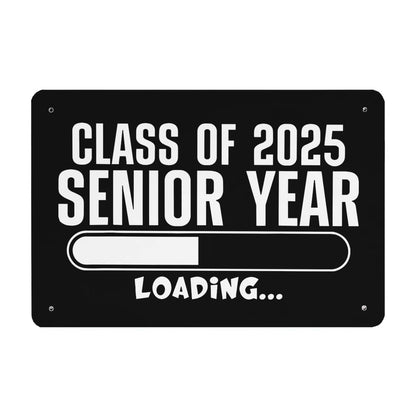 Class of 2025 Senior Funny Metal Wall Decor