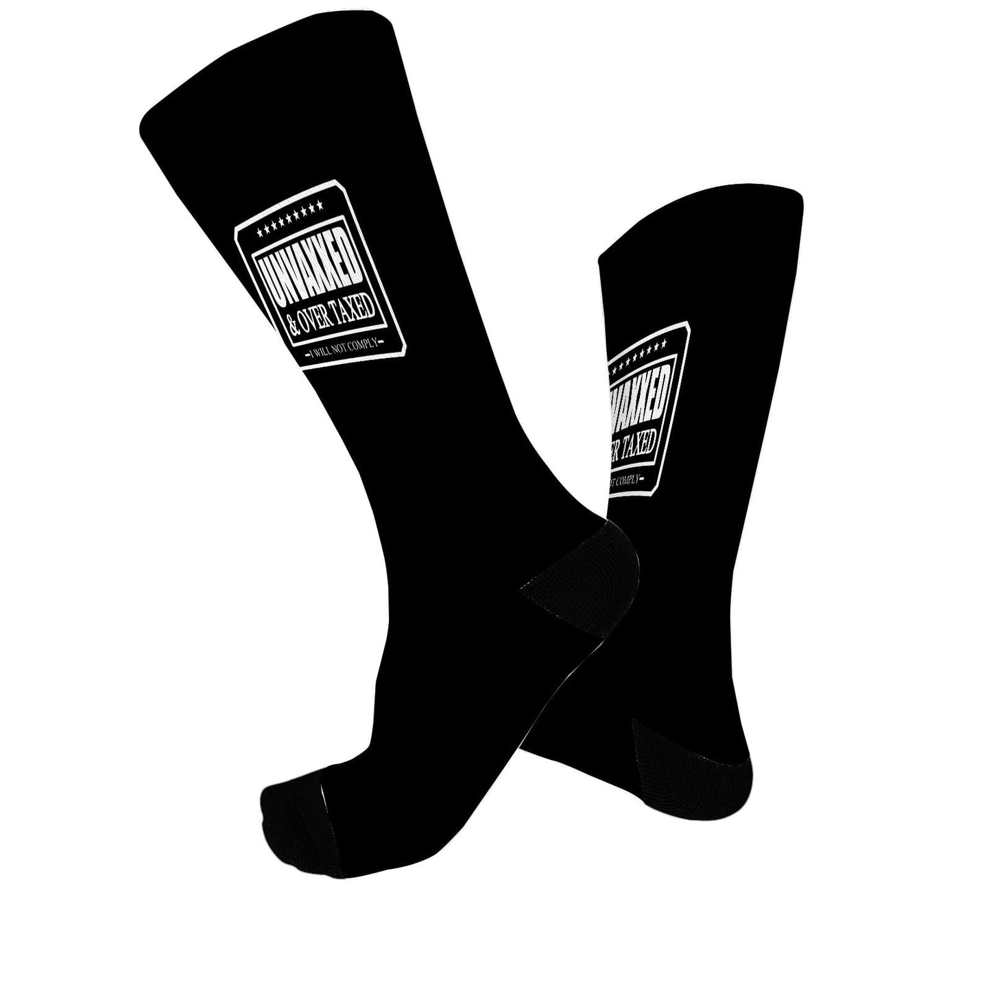 Unvaxed And Overtaxed Crew Socks For Women