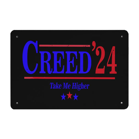 Creed '24 Take Me Higher Bar Sign Vintage Home Decor For Gaming Room 40 * 30cm