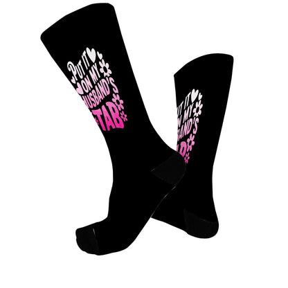 Fun and Flirty Tab-Themed Crew Socks for Her