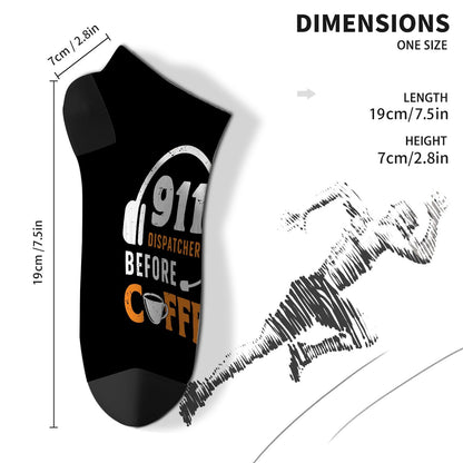 911 Dispatcher Coffee Socks for Women