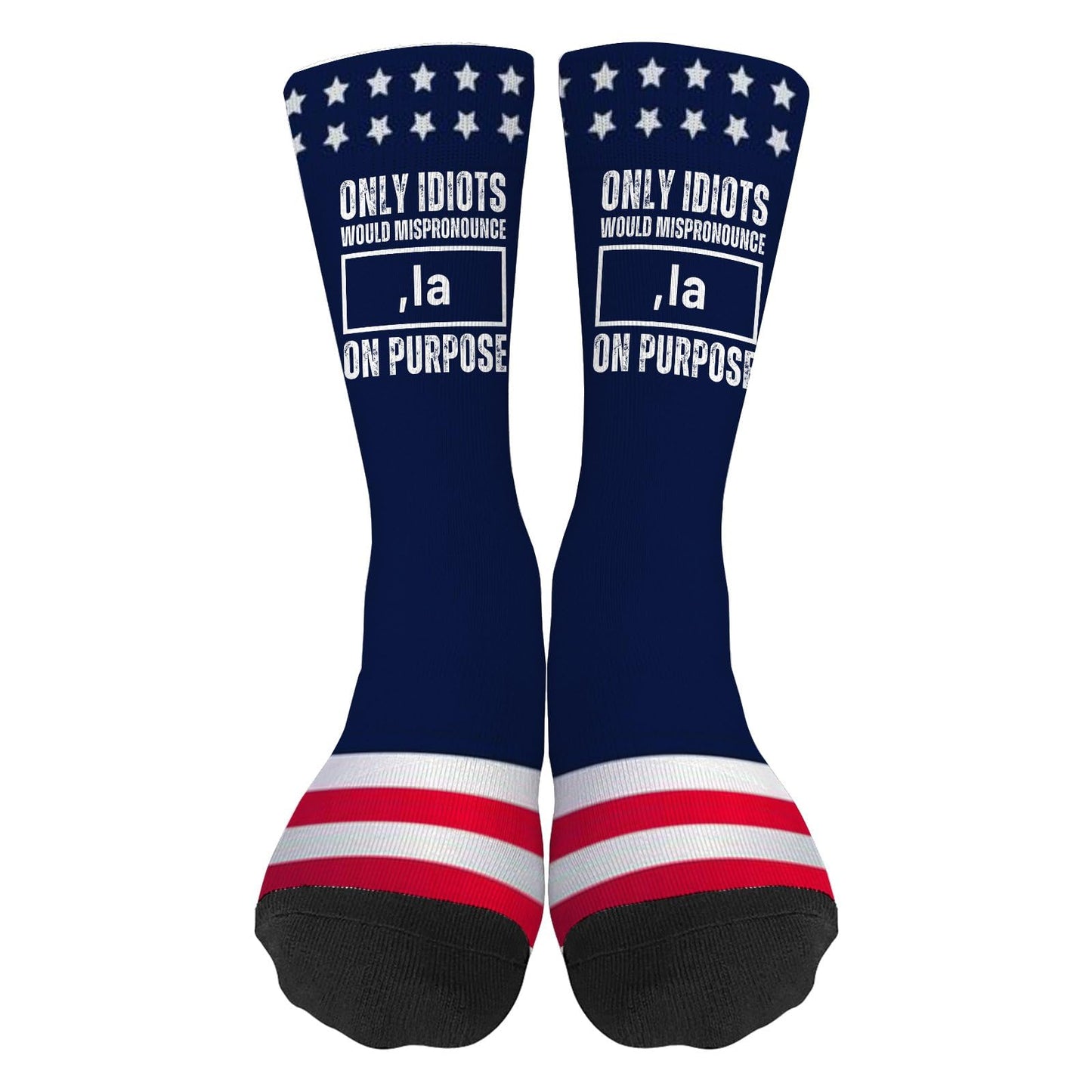 Colorful Fancy Crazy Design Men's Socks - Novelty Gift for 2024 Supporters