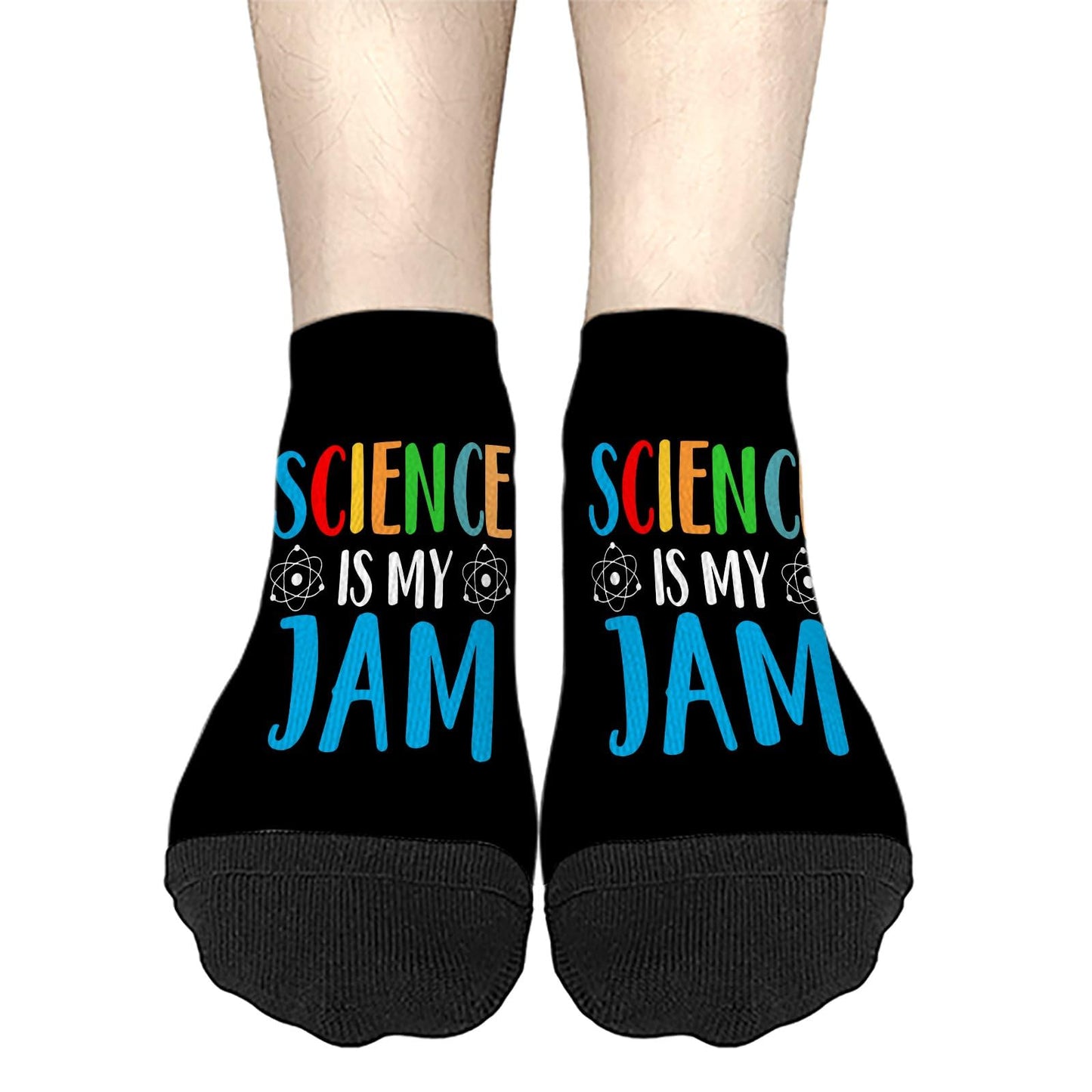 Science Is My Jam And I'm Here To Spread It School Teacher Mens Dress Socks Cotton Socks For Women Liner Men's