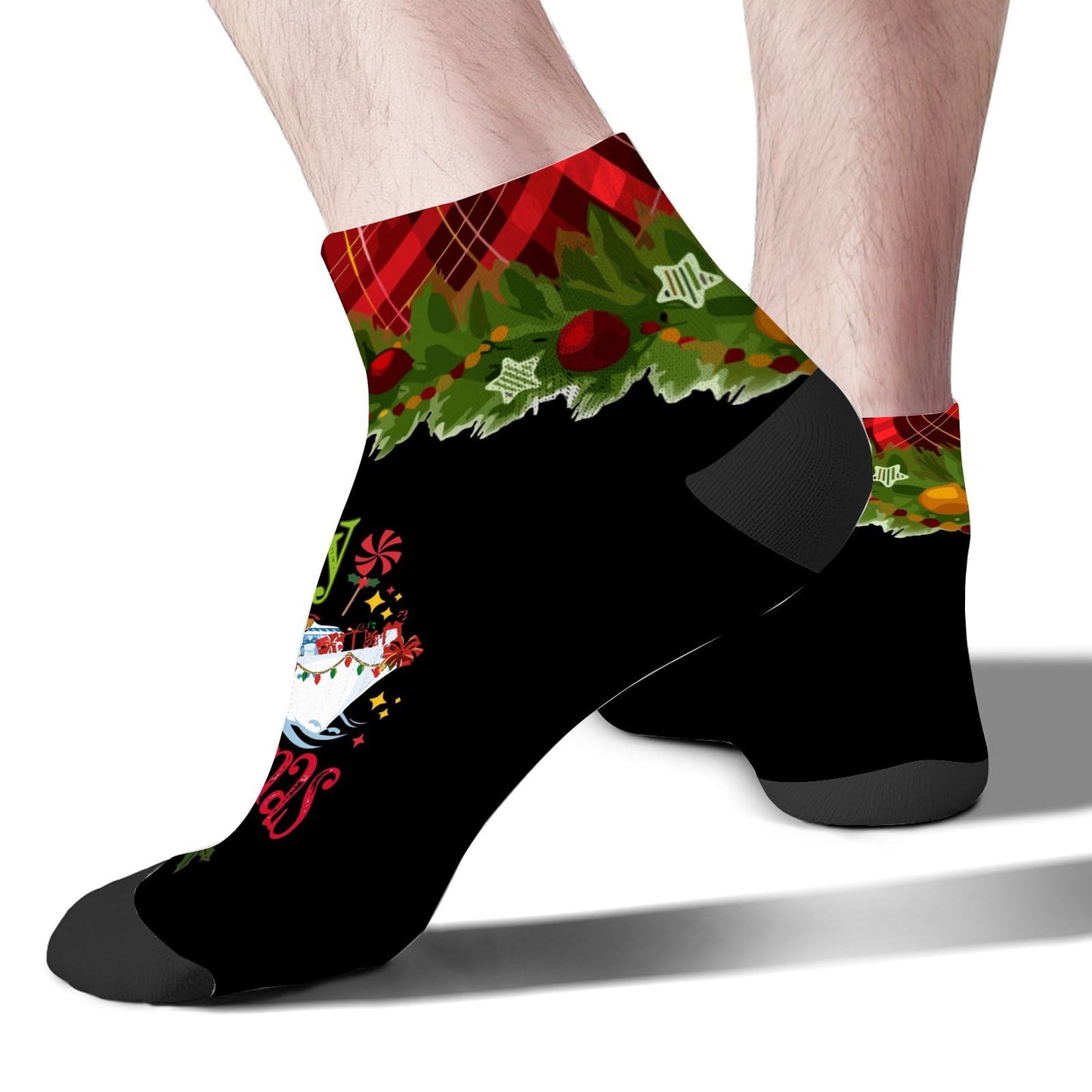 Most Likely To Offer Santa A Beer Short Socks For Women No Show For Womens Sock