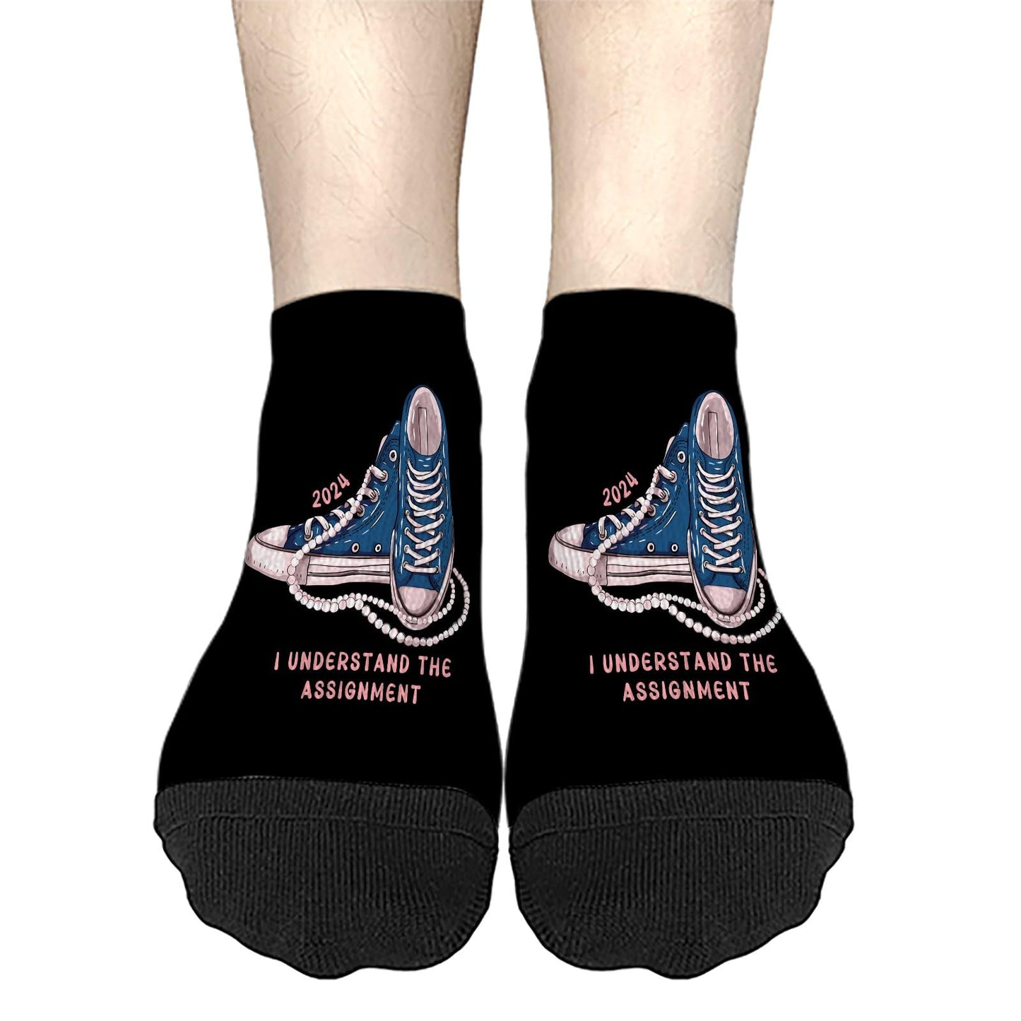 I Understand The Assignment Womens Socks Ankle Hidden For Womens Socks