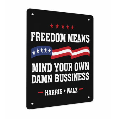 Freedom Mind Your Business 2024 Bathroom Signs Decor