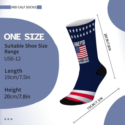 Colorful Fancy Crazy Design Unisex Novelty Socks