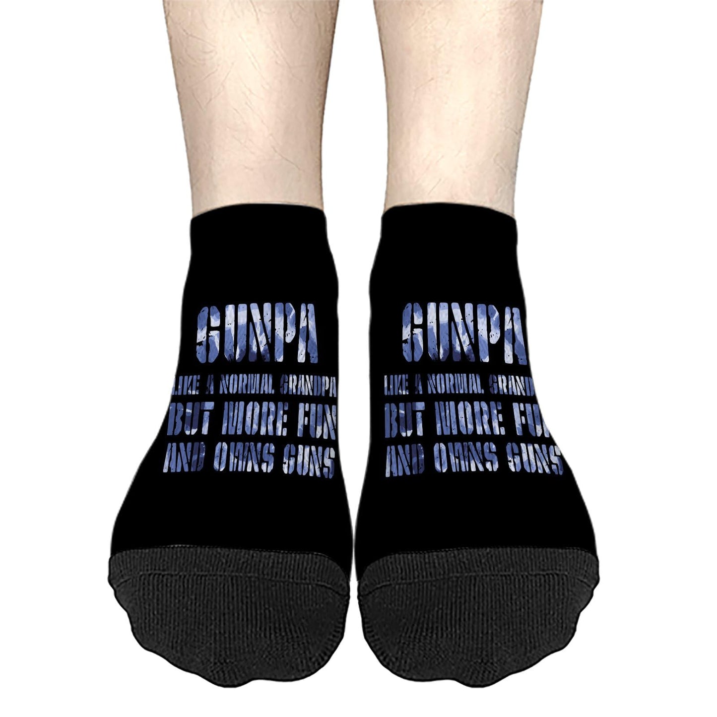 Fun Tie Dye Grandpa Ankle Socks