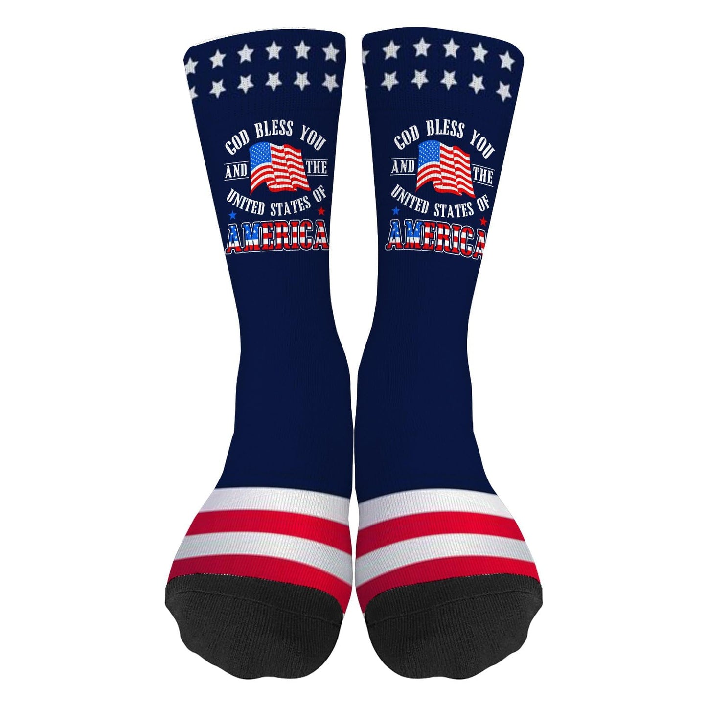 God Bless America Men's Novelty Socks
