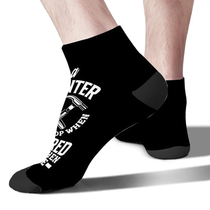 Professional Carpenter Cotton Socks - Unisex Hidden Design