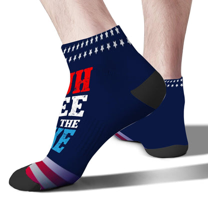I Pee In The Lake Funny Vacation Partys Dress Socks For Men Short Socks Womens