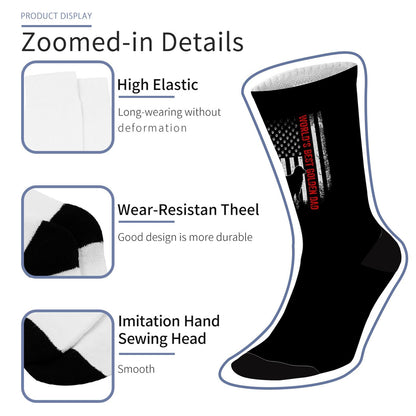 Goldens Retrievers Dad Long Socks For Men