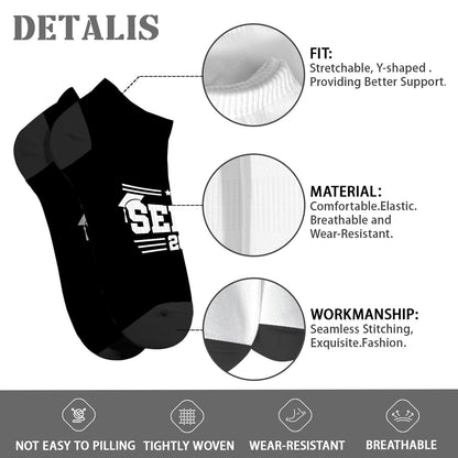 Class Of 2025 Senior Low Cut Ankle Socks for Women